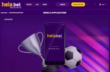 Helabet Registration on Mobile