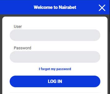 Login On Nairabet On Mobile App