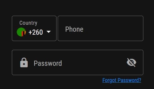 bwin Login Form