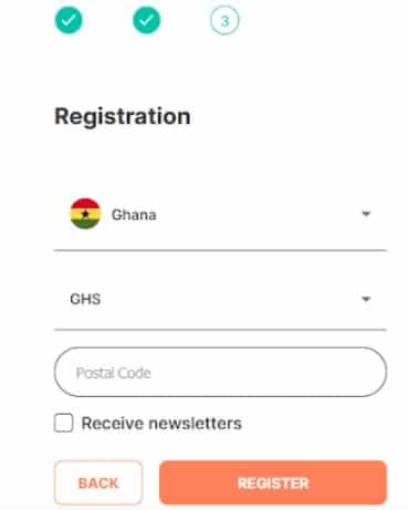 Finish The Registration