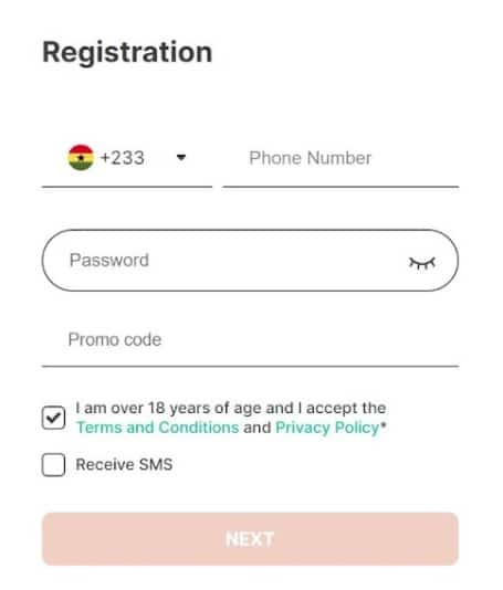 Registration Form Bambet