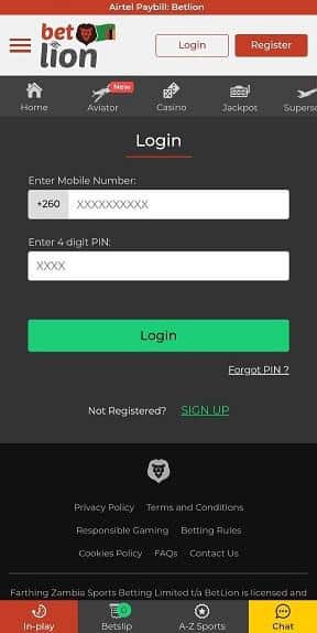 BetLion Login