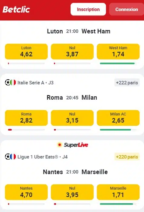 Mobile Betclic