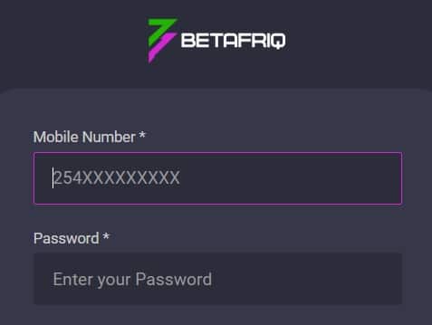 BetAfriq Sign In