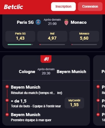 Betclic Mobile Parier