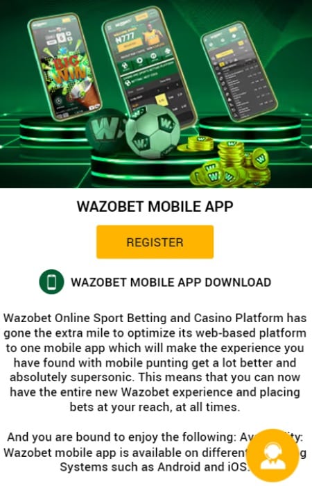 Wazobet Download App Home